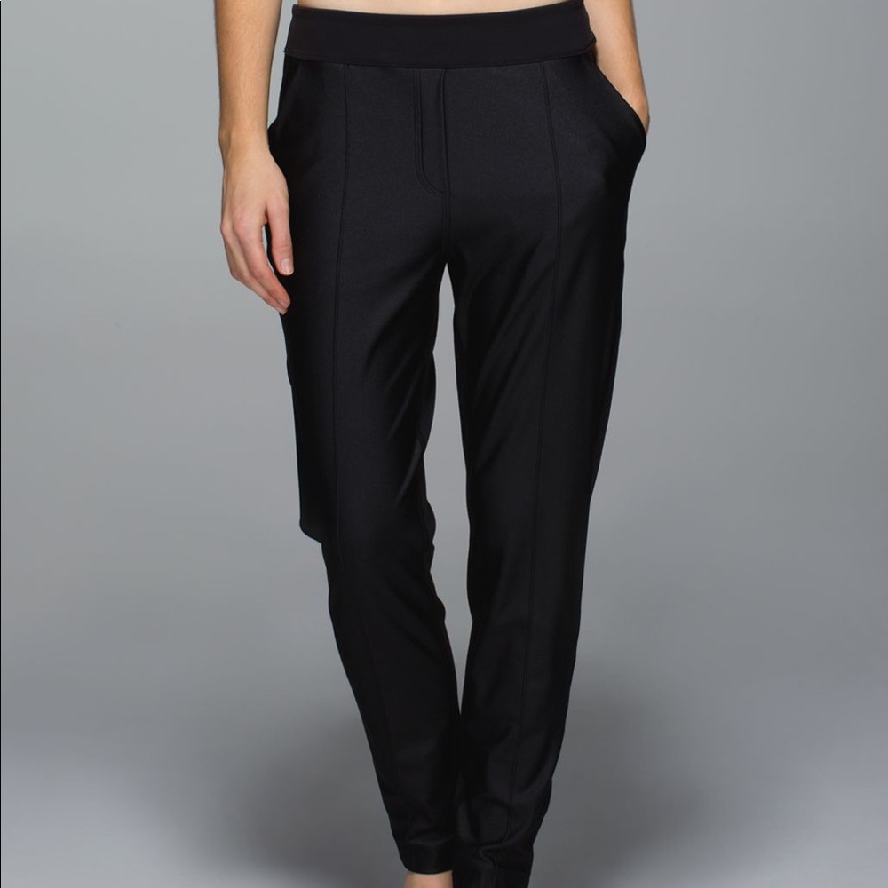 Lululemon Black Shine Trousers